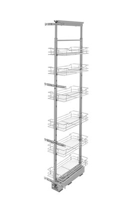 Rev-A-Shelf 10" W WIRE PANTRY 73" H WITH SOFT CLOSE 5773-10-CR-1