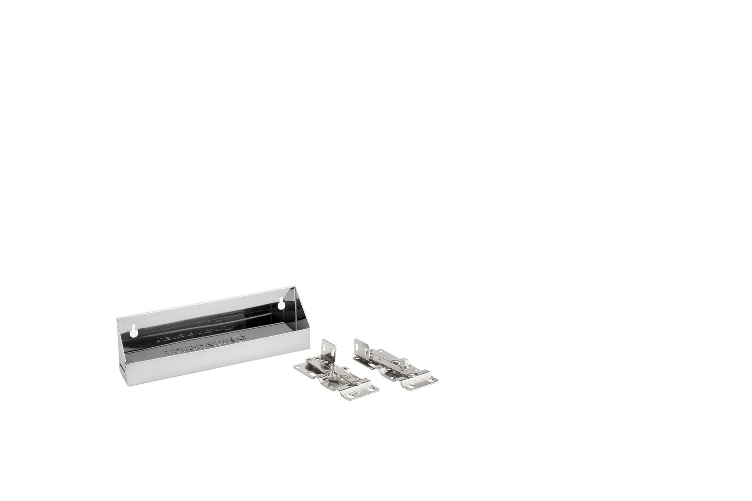 Rev-A-Shelf 10" STAINLESS 1 TRAY &amp; 1PR HINGES 6581-10-52