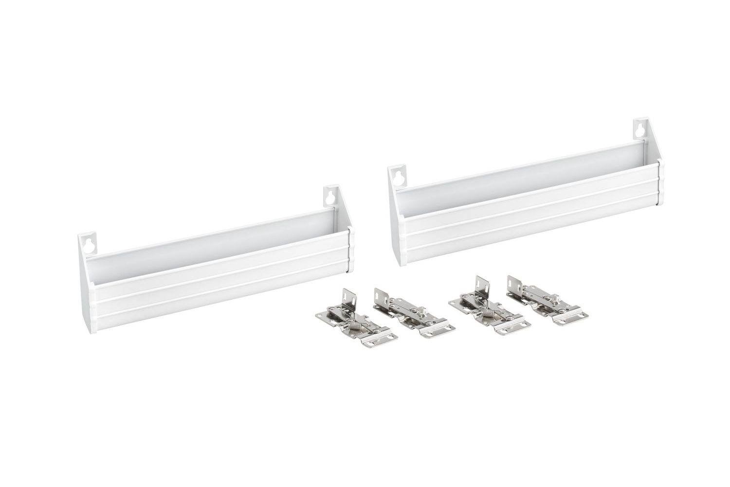 Rev-A-Shelf 11" SLIM TIP-OUT WHITE 2 TRAYS 2 PAIR HINGES 6542-11-11-52