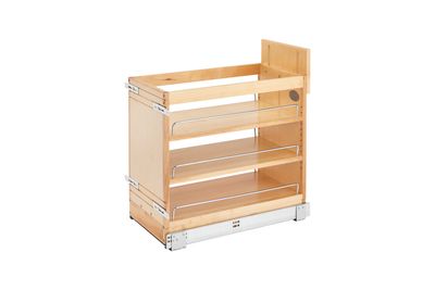 Rev-A-Shelf 11" WOOD P-O FOR DOOR/DRAWER CAB W/BLUM SC 448-BDDSC-11C
