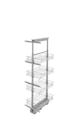 Rev-A-Shelf 14" W WIRE PANTRY 50" H WITH SOFT CLOSE 5750-14-CR-1