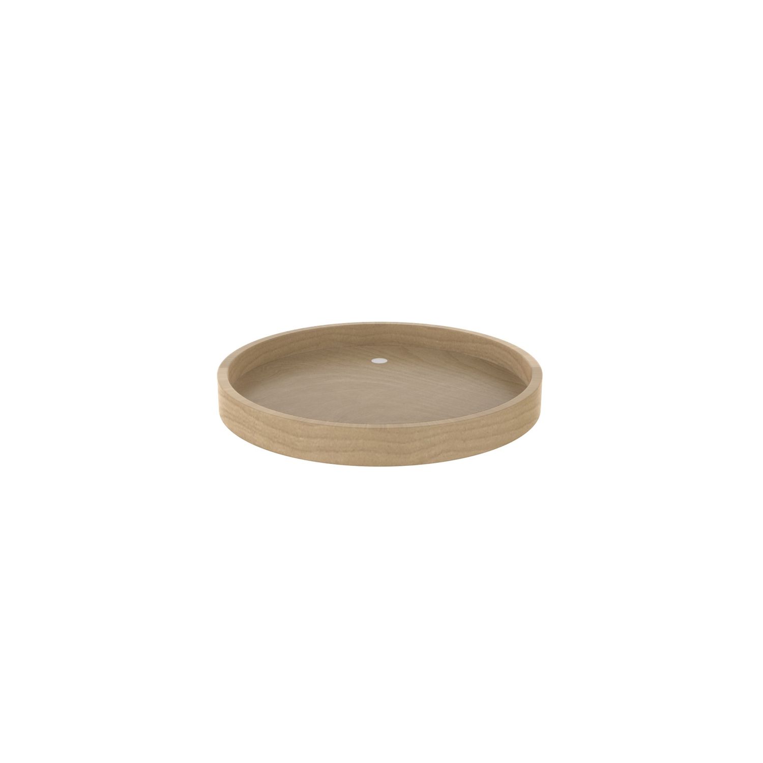 Rev-A-Shelf 18" BANDED WOOD FULL CIRCLE TRAY NO HOLE SINGLE PACK LD-4BW-001-18-1
