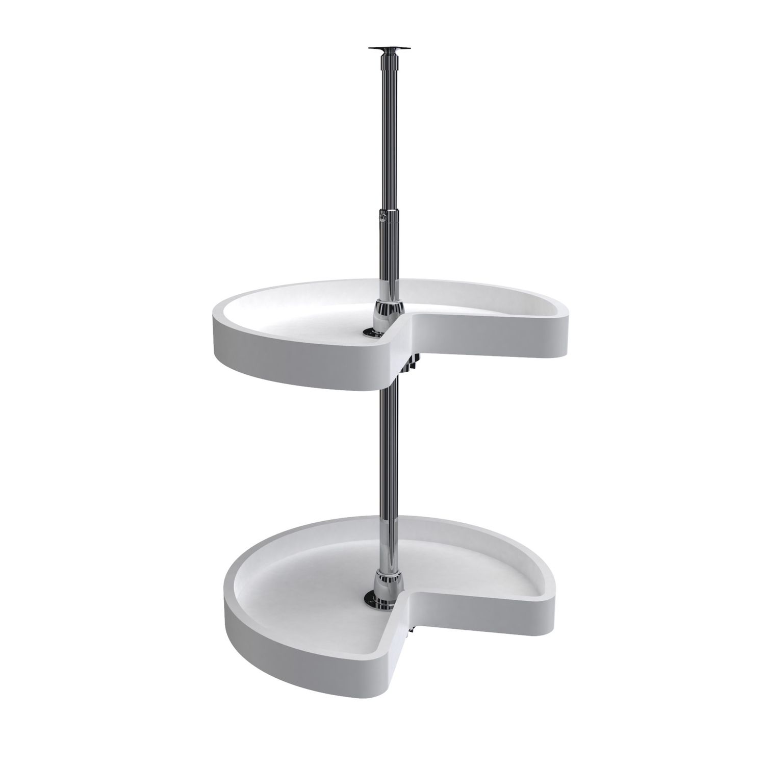Rev-A-Shelf 18" KIDNEY 2 TRAY SET WHITE 6472-18-11-52