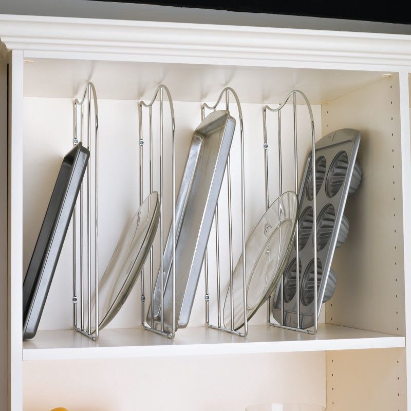 Rev-A-Shelf 18" LD CHROME TRAY DIVIDER 10 PER LD-597-18CR-10