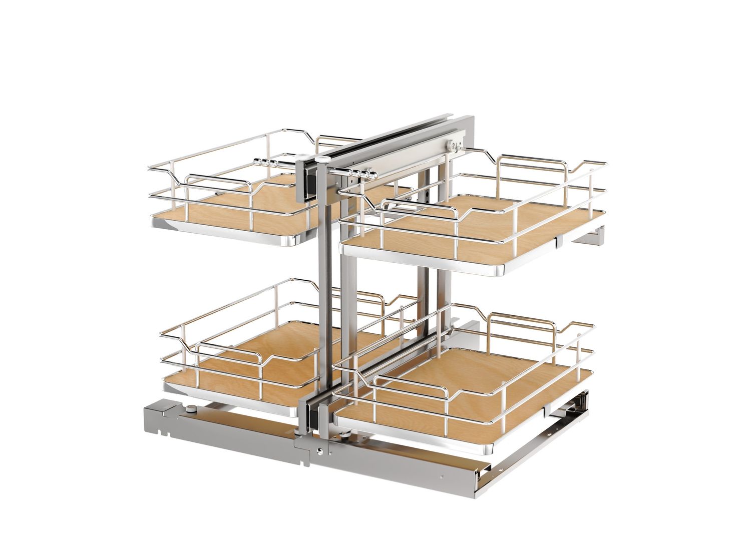 Rev-A-Shelf 2-TIER SOLID BTM PSP ELITE FOR 15" OPENING - MAPLE 53PSPE-15SC-MP