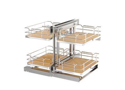 Rev-A-Shelf 2-TIER SOLID BTM PSP ELITE FOR 15" OPENING - MAPLE 53PSPE-15SC-MP