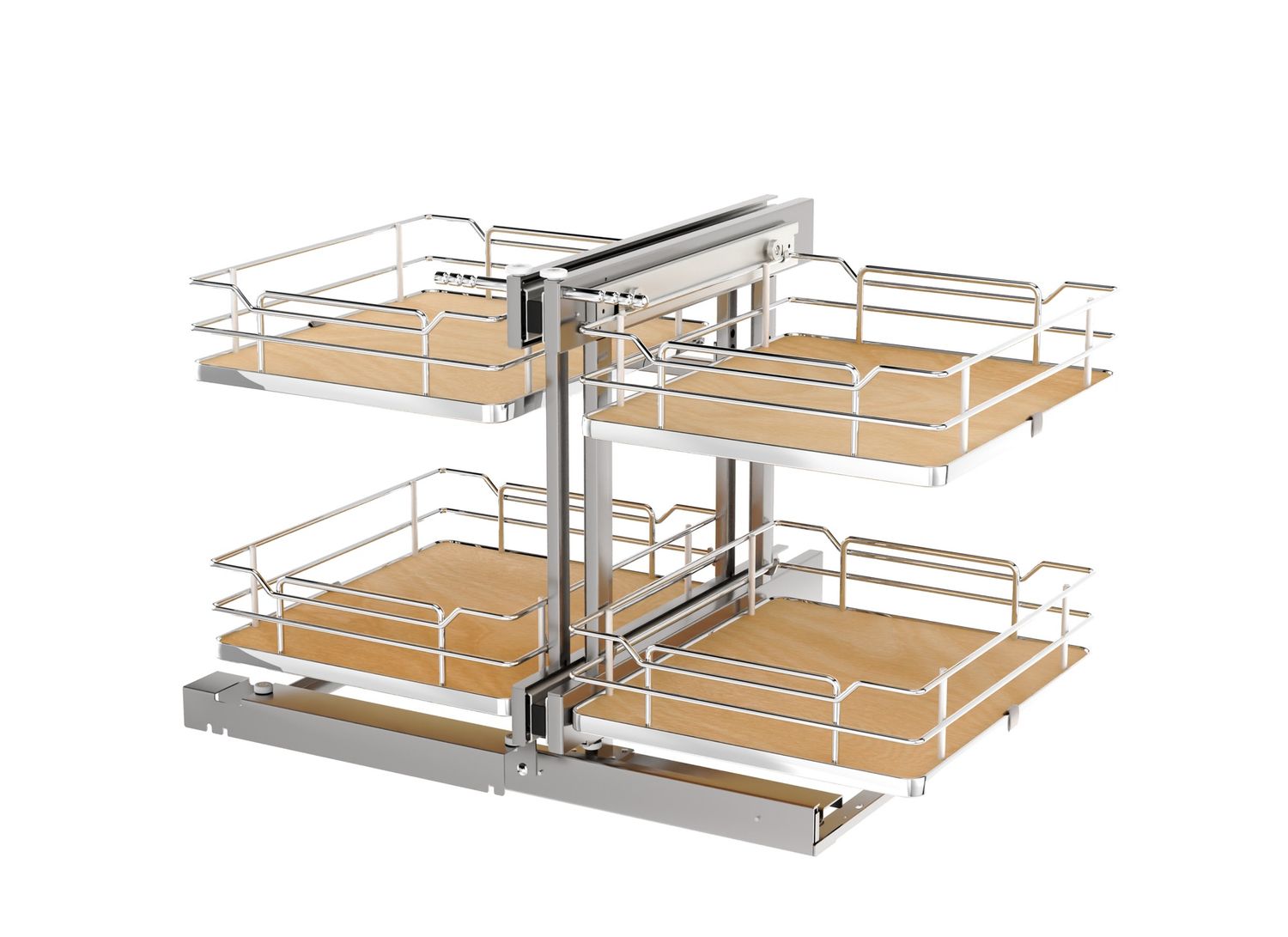 Rev-A-Shelf 2-TIER SOLID BTM PSP ELITE FOR 18" OPENING - MAPLE 53PSPE-18SC-MP