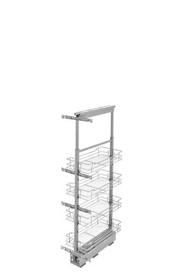 Rev-A-Shelf 10" W WIRE PANTRY 43" H WITH SOFT CLOSE 5743-10-CR-1