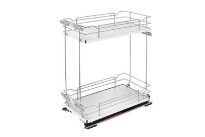 Rev-A-Shelf 11" GREY TWO-TIER BASE ORGANIZER W/BLUM SC 5322-BCSC-11-GR