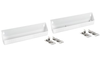 Rev-A-Shelf 14"  WHITE TIP-OUT 1 STD/1 ACC  2PR HINGES LIT RET 7 CONSISTS OF I-TIPOUT-0415 &amp; T 6500 &amp; FORMCB-620 6572-14-11-52