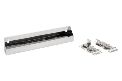 Rev-A-Shelf 14 1/4" SS SLIMLINE 1 TIPOUT TRAY W/HINGES 6541-14-52