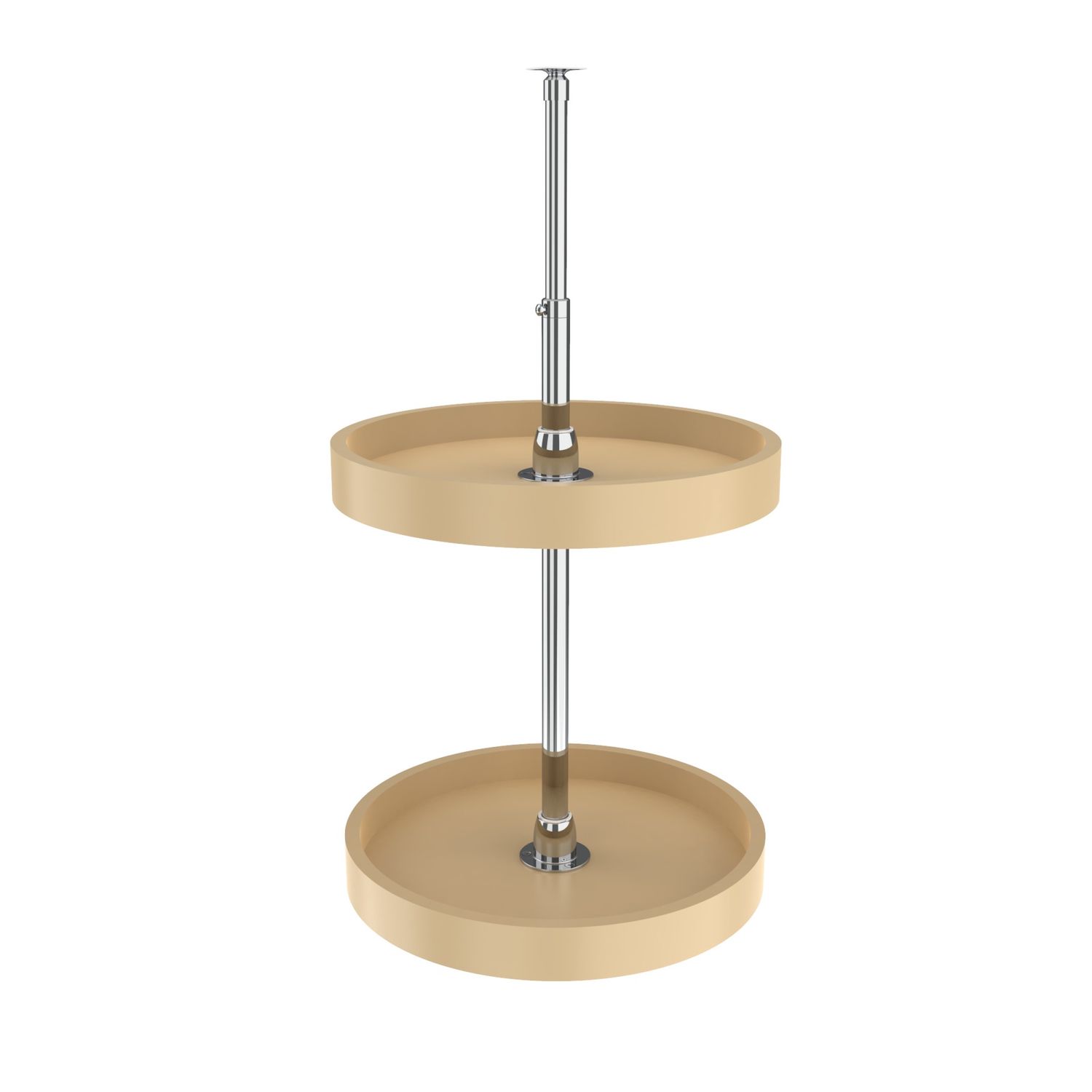 Rev-A-Shelf 16" FULL CIRCLE ALMOND UPPER PANTRY 2 TRAY 6072-16-15-52