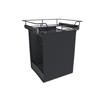 Rev-A-Shelf 18" BLACK CLOSET SLIDE OUT HAMPER CSOHSL-18-1