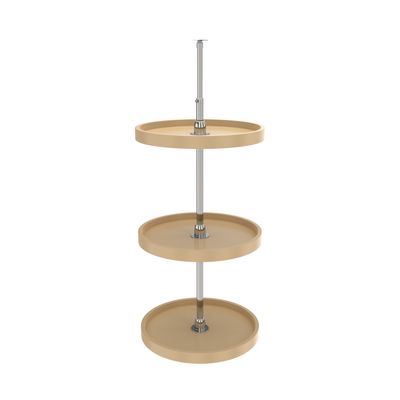 Rev-A-Shelf 18" FULL C IRCLE IND ROT ALMOND 3 TRAY W/36" LOWER SHAFT 6073-18-15-536