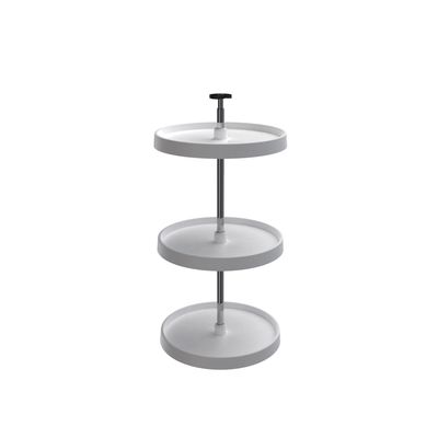 Rev-A-Shelf 18" FULL CIRCLE VALUE LINE 3 TRA WHI W/31" LOWER SHAFT 3073-18-11-531