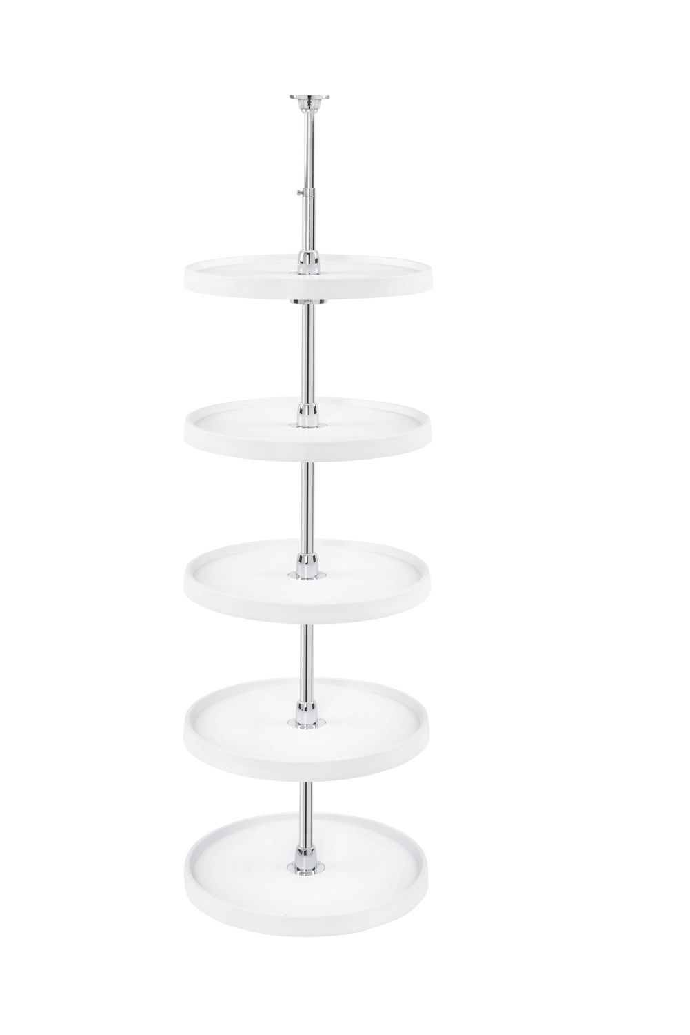 Rev-A-Shelf 18" FULL CIRCLE WHITE LOWER PANTRY 5 TRAY 6065-18-11-52
