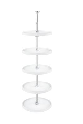 Rev-A-Shelf 18" FULL CIRCLE WHITE LOWER PANTRY 5 TRAY 6065-18-11-52