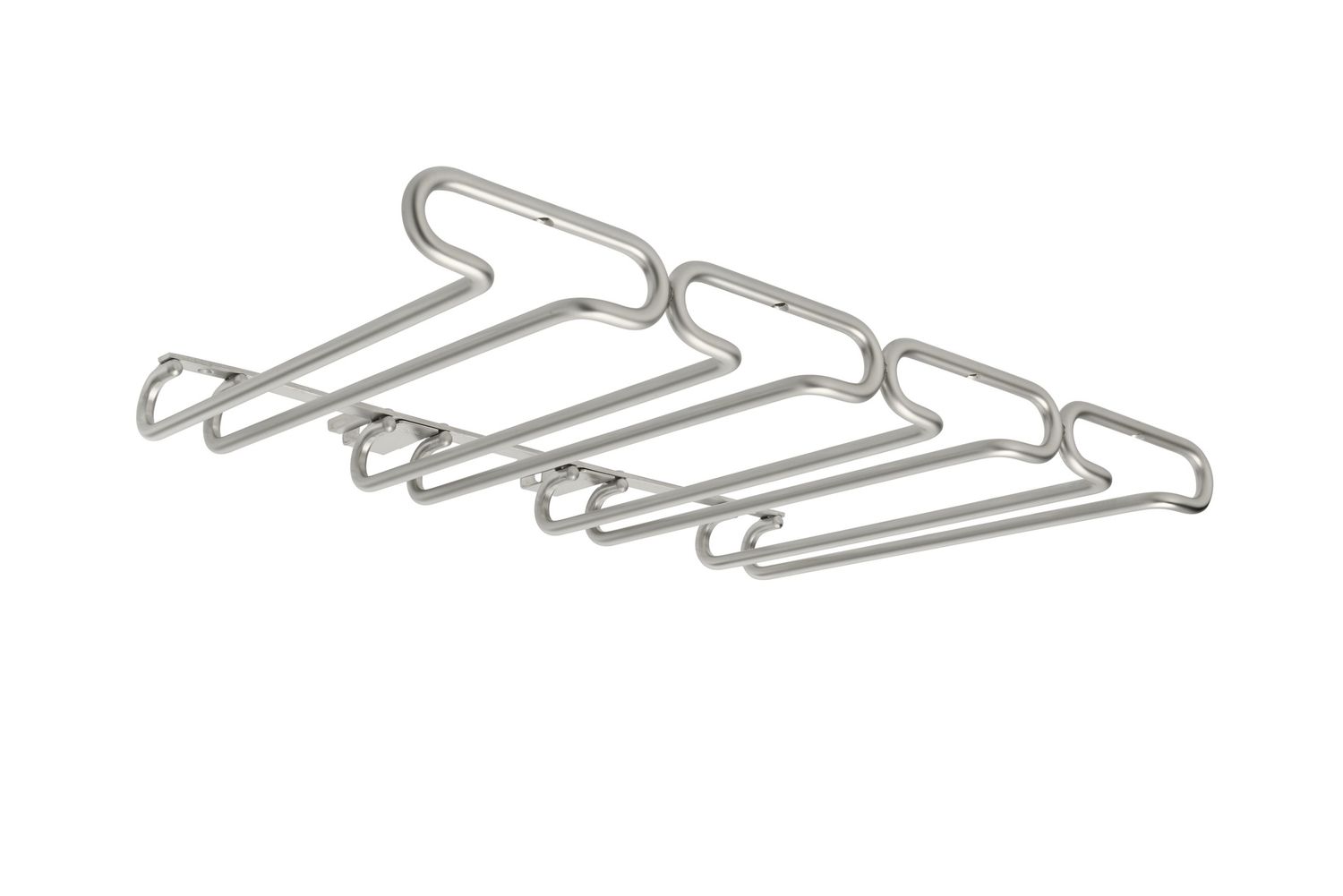 Rev-A-Shelf 11" QUAD STEMWARE SATIN NICKEL 3450-11SN