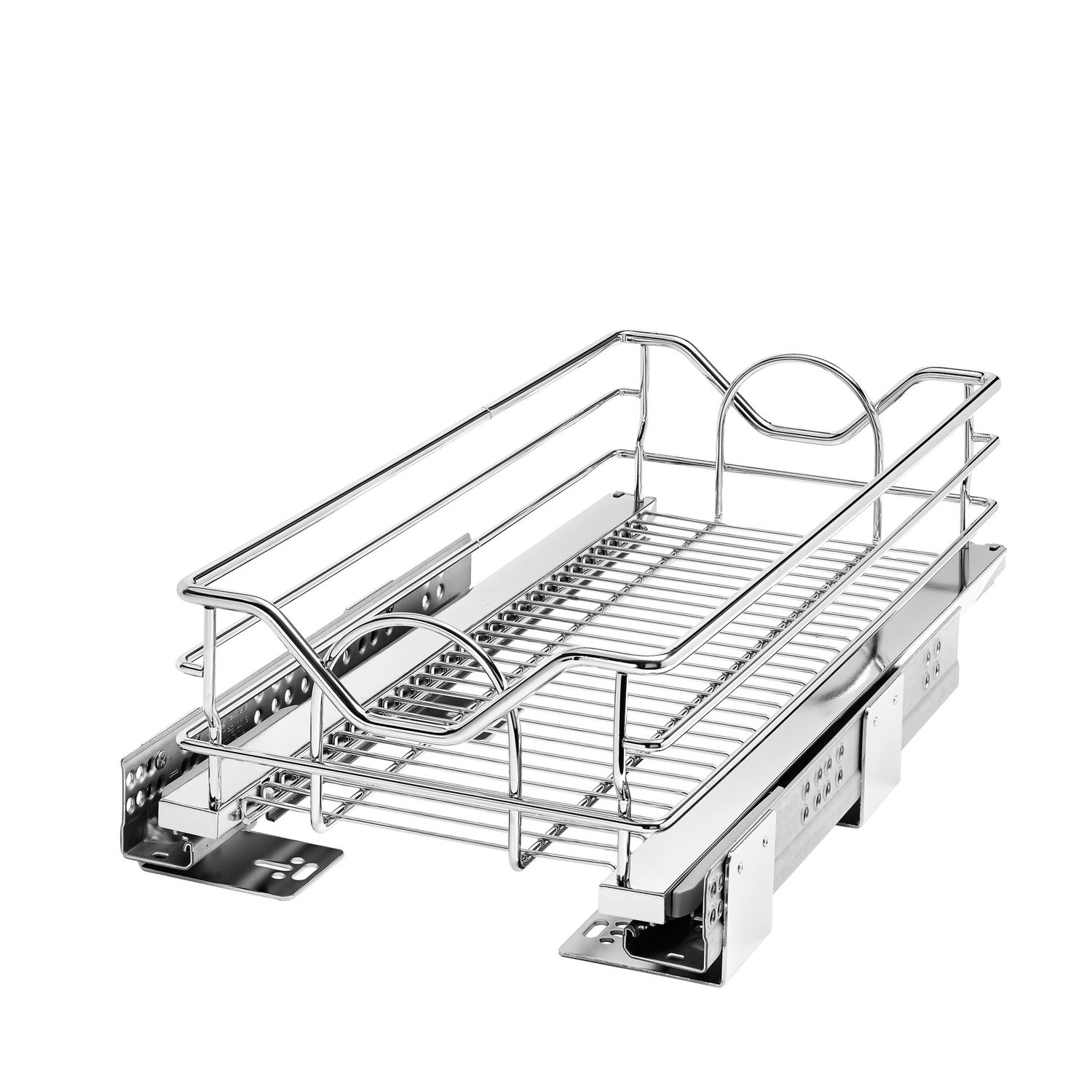 Rev-A-Shelf 12" P-O CHROME WIRE BASKET SOFT CLOSE 5730-12CR