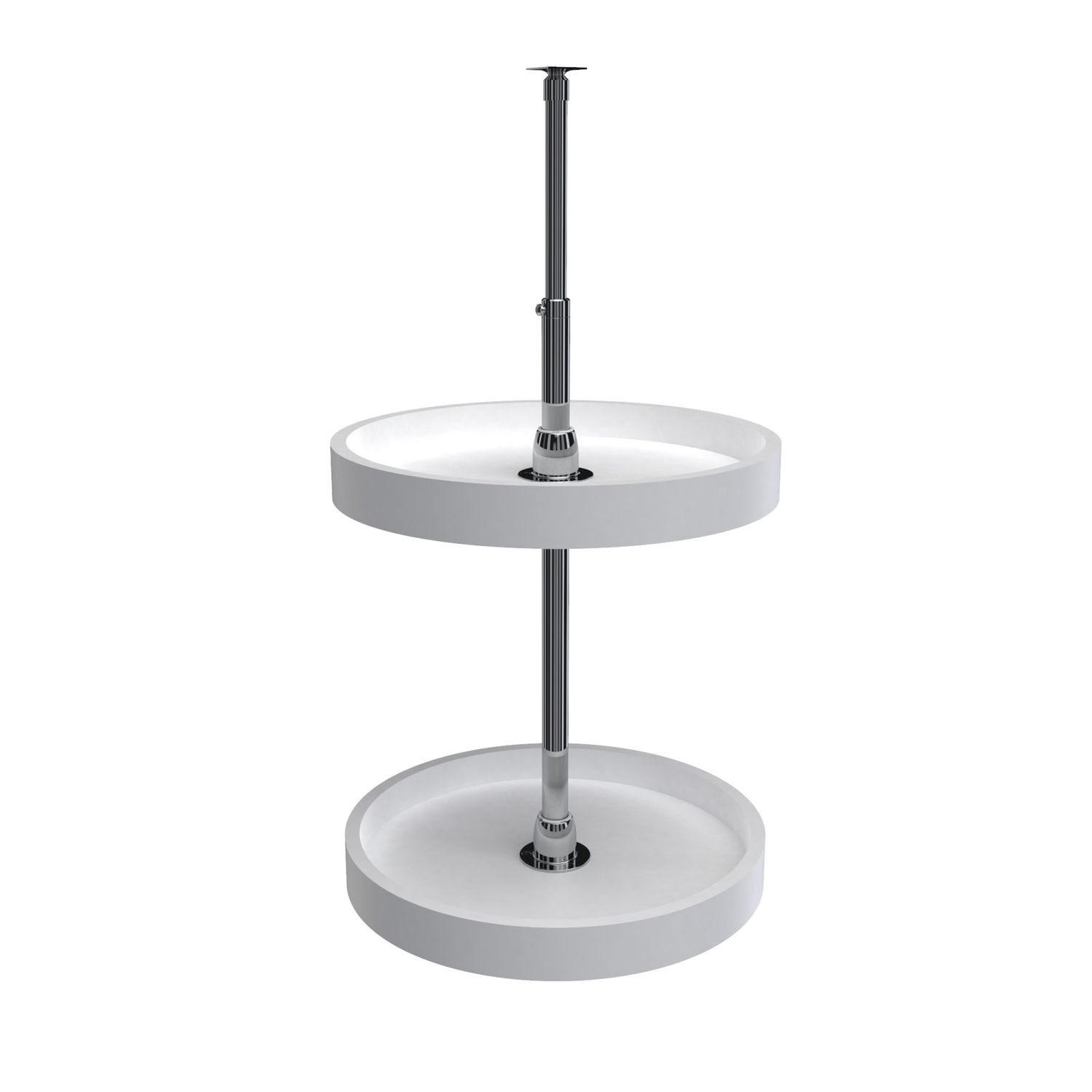 Rev-A-Shelf 16" FULL CIRCLE WHITE UPPER PANTRY 2 TRAY 6072-16-11-52