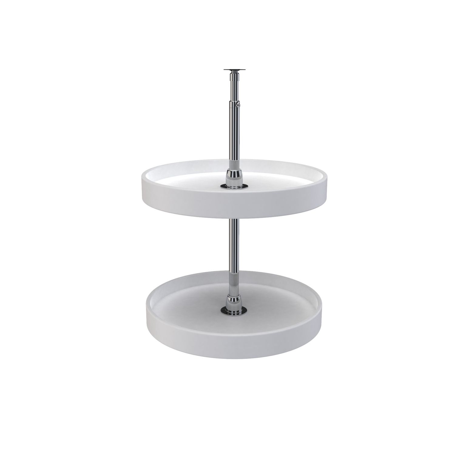 Rev-A-Shelf 18" FC WHITE POLY UPP PANTRY SET 6072-18-11-52