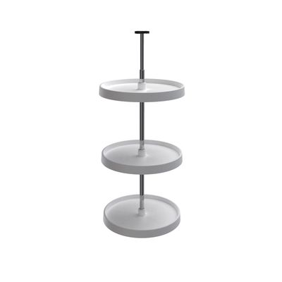 Rev-A-Shelf 18" FULL CIRCLE VALUE LINE 3 TRAY WHITE W/36" SHAFT 3073-18-11-536