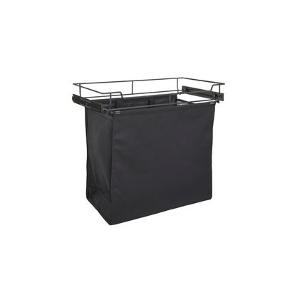 Rev-A-Shelf 24" BLACK CLOSET SLIDE OUT HAMPER CSOHSL-24-1