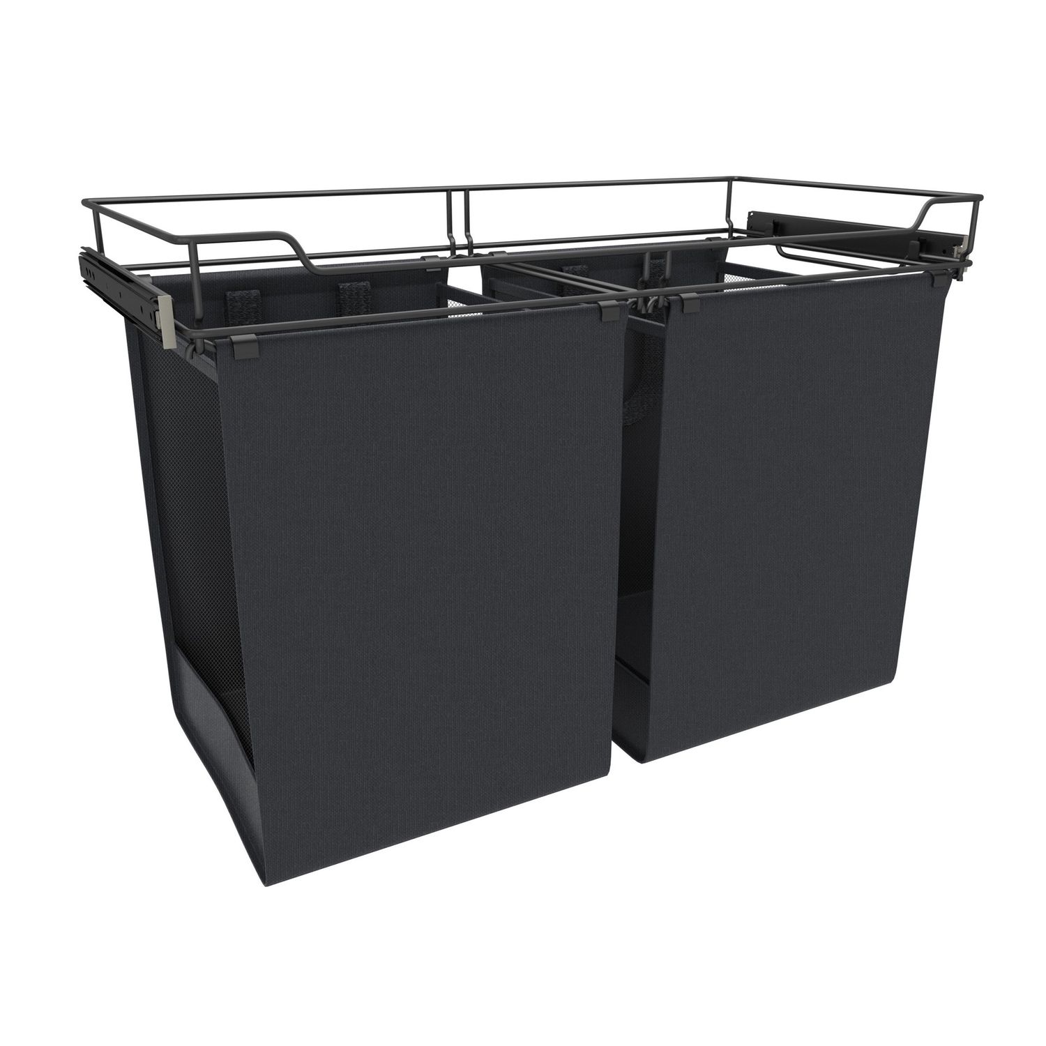 Rev-A-Shelf 30" BLACK CLOSET SLIDE OUT HAMPER CSOHSL-30-1