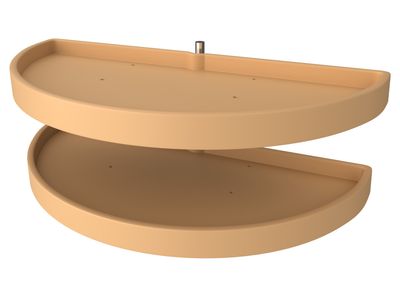 Rev-A-Shelf 39" HALF-MOON ALMOND 2 TRAY PULL 6882-39-15-570
