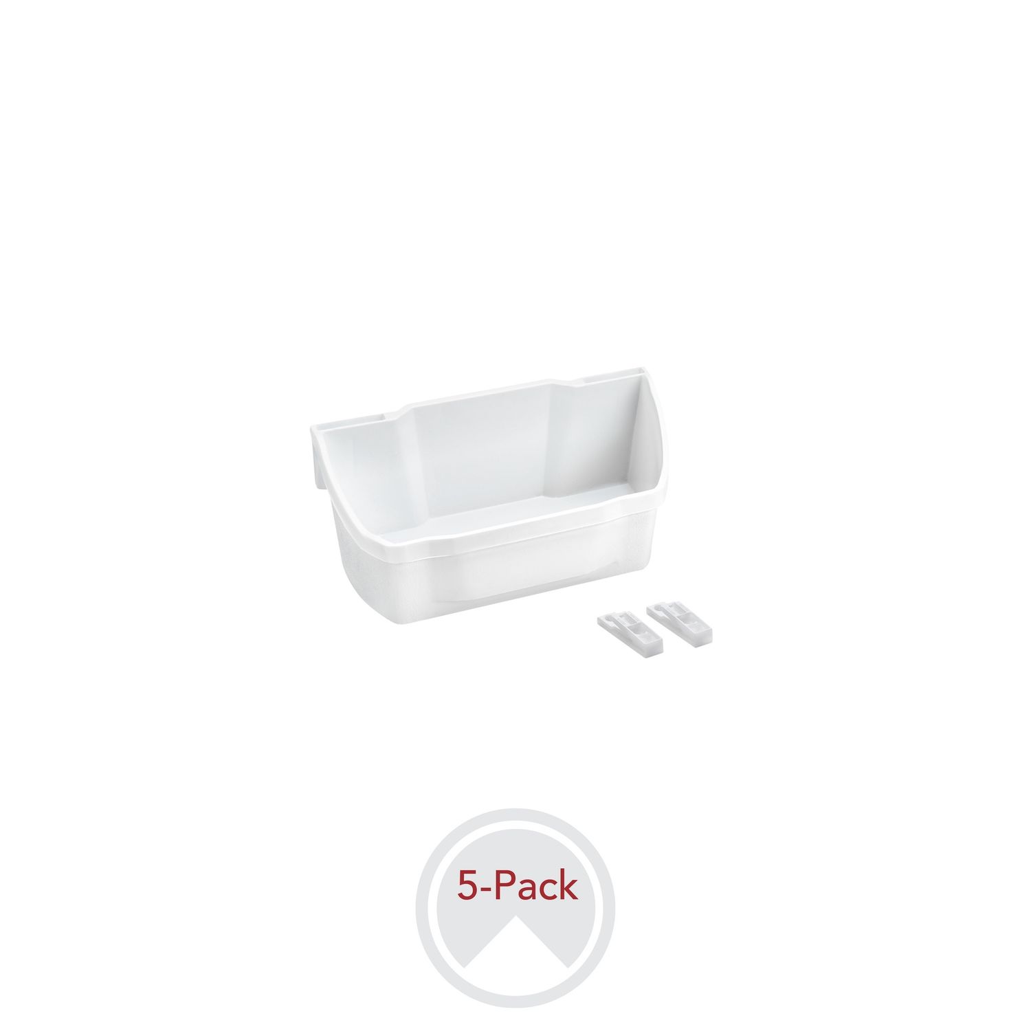 Rev-A-Shelf 8" DOOR STG WHITE 5 SHELF 6235-08-11-52