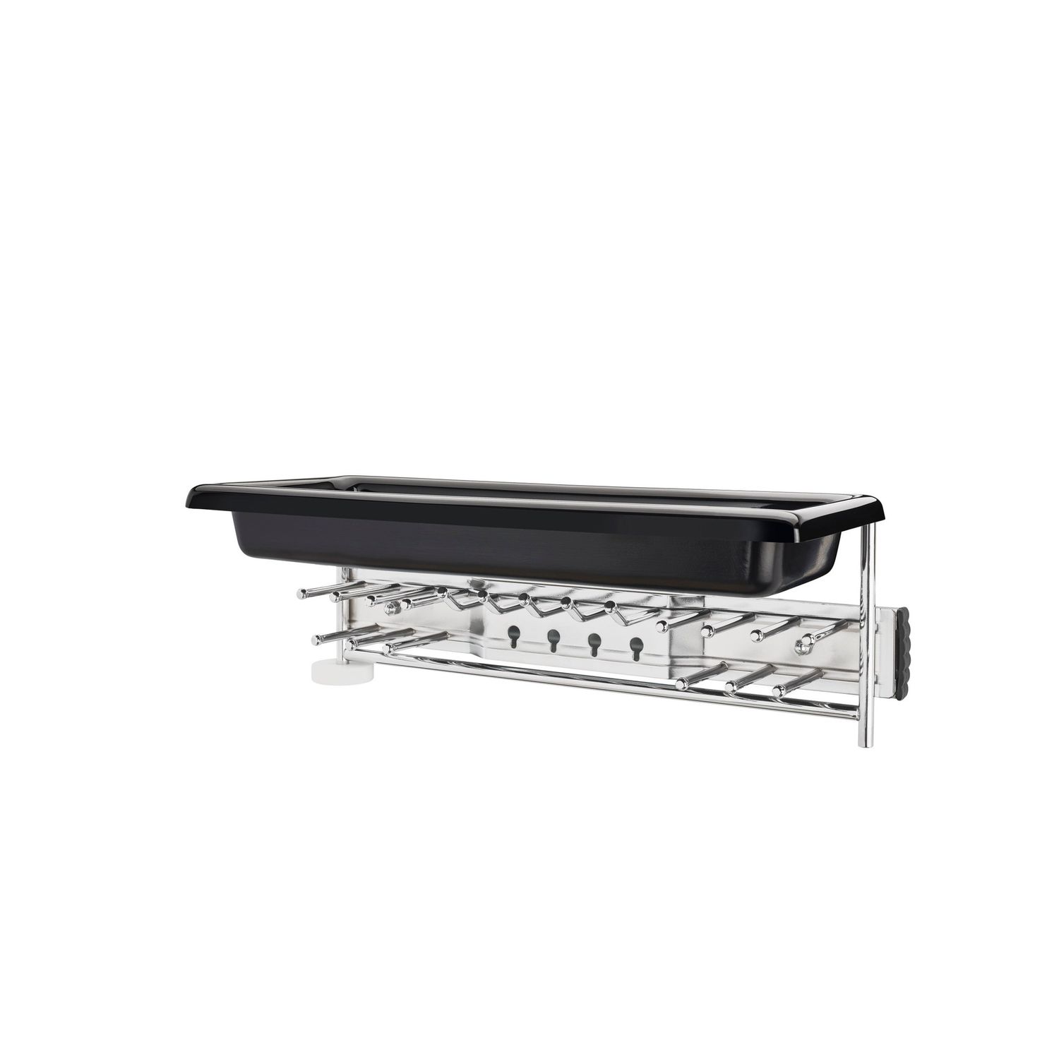 Rev-A-Shelf BELT/TIE RACK W/STORAGE TRAY TBC-14TCR