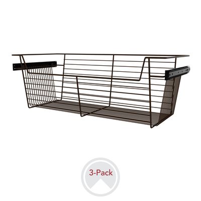 Rev-A-Shelf CLOSET BASKET 10"H X 30"W X 14"D BRONZE 3 PER CBSL-301410BZ-3