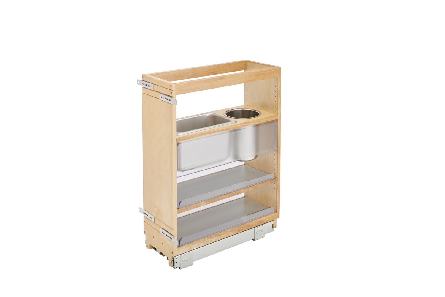 Rev-A-Shelf 8" VANITY GROOMING ORGANIZER BASE HEIGHT 445-VCG25-8