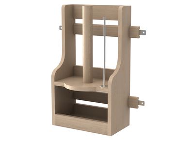 Rev-A-Shelf DOOR MOUNT PAPER TOWEL OGRANIZER - 36" SB CAB 4SBPT-18-1