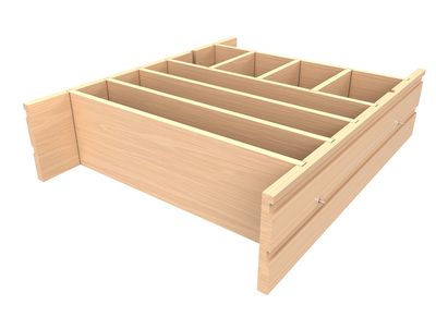 Rev-A-Shelf DEEP DRAWER DIVIDER SYSTEM - 27" &amp; 30" CABINET 4WDIV-30-1