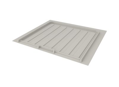 Rev-A-Shelf FLEXIBLE VANITY SINK BASE DRIP TRAY 21/24 SB CAB - AP GRAY SBVDTF-2124-14-1