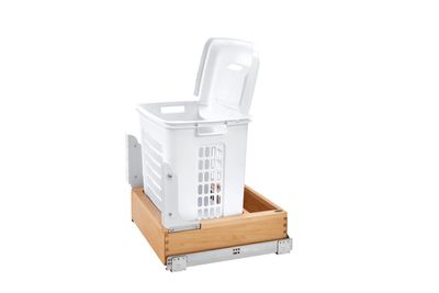 Rev-A-Shelf WOOD VANITY HAMPER FOR 24" CAB W/BLUM SC 4WH-VCSC-21DM-1