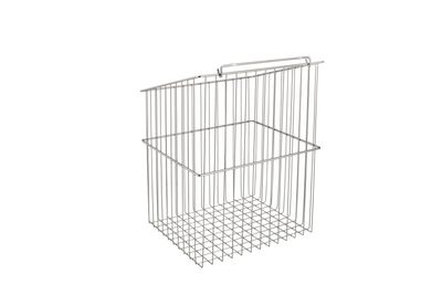 Rev-A-Shelf SATIN NICKEL WIRE HAMPER 16"W X 13 1/2" D X 19 1/2" H CTOHBSL-161419-SN-1