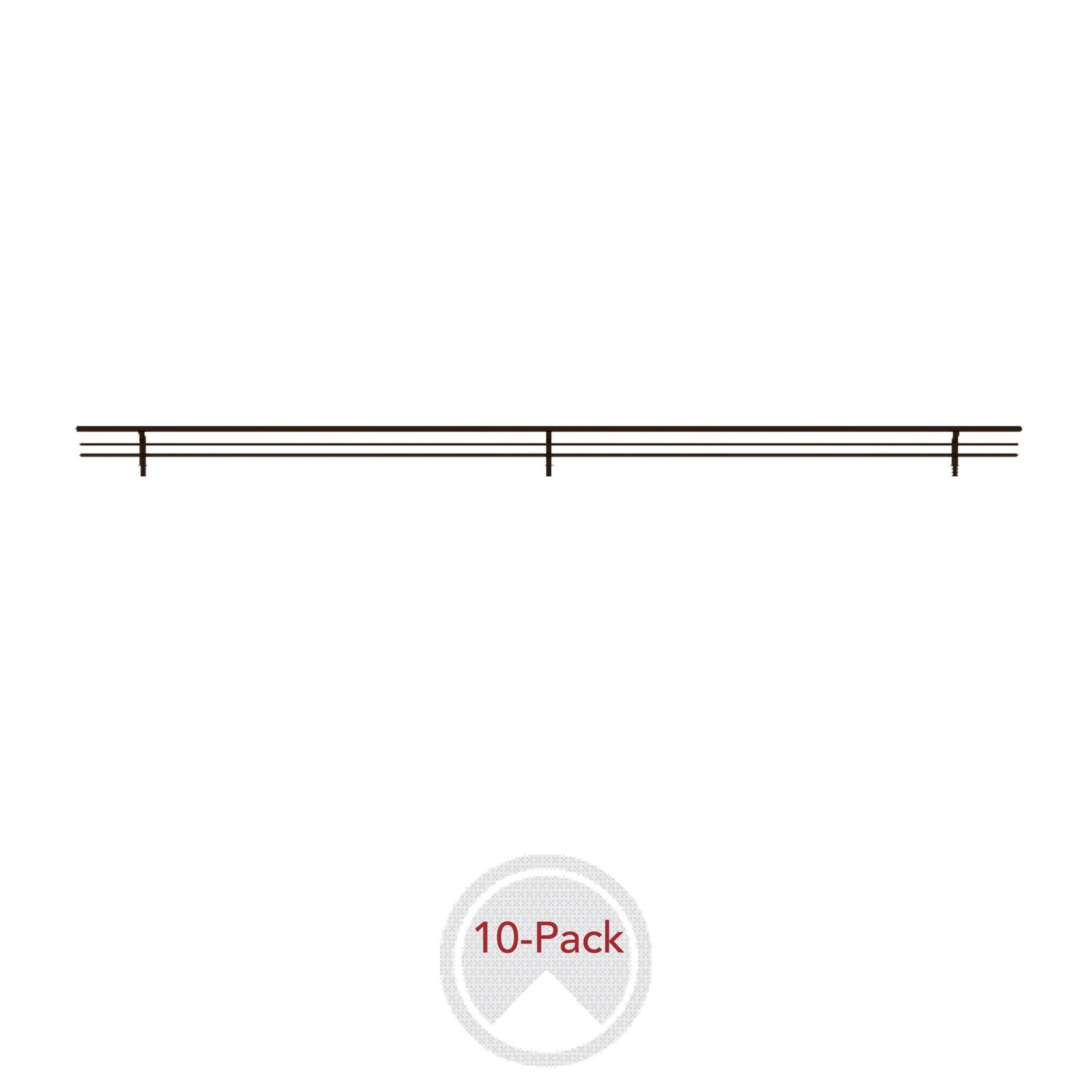 Rev-A-Shelf WIRE SHOE RAIL 36" BRONZE 10 PER CSRSL-36BZ-10