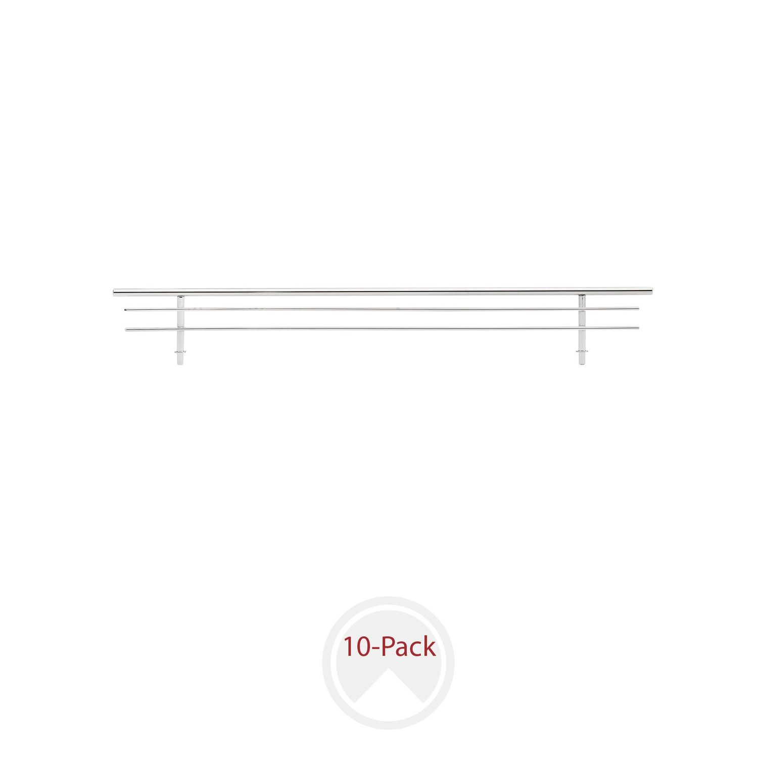 Rev-A-Shelf WIRE SHOE RAIL 17"  CHROME 10 PER CSR-17CR-10