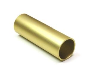 EPCO 895 1-5/16" Aluminum tubing, satin brass, 8' length