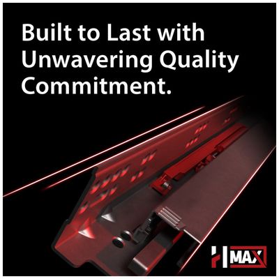 Hardware Resources 303-50-12BLKC  12" Cabinet Member Standard Duty 100 lbs. Black Ball Bearing Drawer Slides.  NOTE: Packed 30 cabinet members ONLY per box.