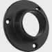 Hardware Resources M7360-MB Matte Black Closed Closet Bracket for Round  1-5/16" Closet  Rod