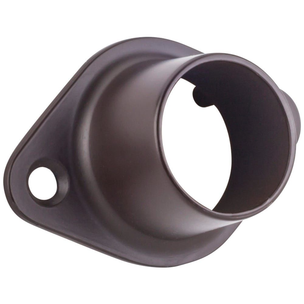 Hardware Resources M7260 Closet Rod Brackets Closed Mounting Bracket for 1-1/16" Round Closet Rod Screw-in Type., Colour: Dark Bronze