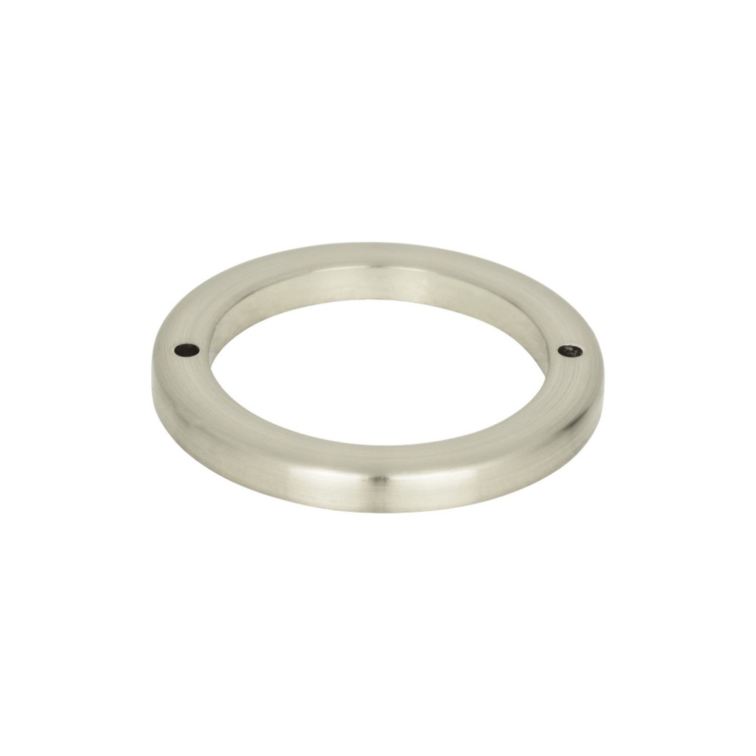 Atlas 390 Tableau Round Base 2 1/2 Inch, Colour: Brushed Nickel