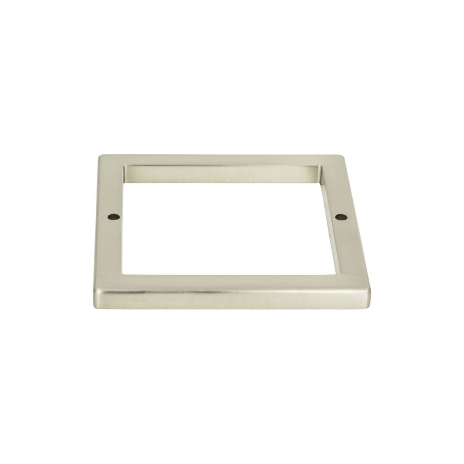 Atlas 395 Tableau Square Base 3 Inch, Colour: Brushed Nickel