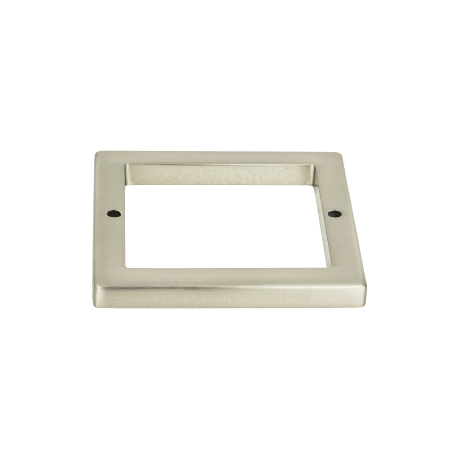 Atlas 394 Tableau Square Base 2 1/2 Inch, Colour: Brushed Nickel