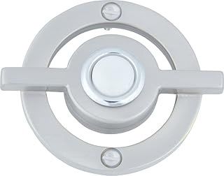 Atlas DB643 Avalon Door Bell, Colour: Brushed Nickel
