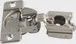 Hafele 348.90.010 GRASS TEC 864 WERAP AROUND HINGE 108DEG OPENING 1/4" OVERLAY SC. SCREW ON. STEEL NICKEL PLATED `