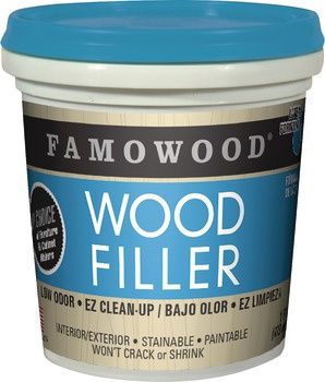 Hafele 007.39.520 FAMOWOOD LATEX WOOD FILLER NATURAL PINT